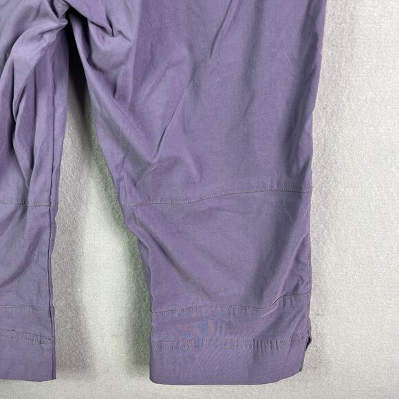 Athleta Womens Commuter Capris Pants Womens 8 Nylon Bermuda 32x18 Purple 819692 - Picture 9 of 16